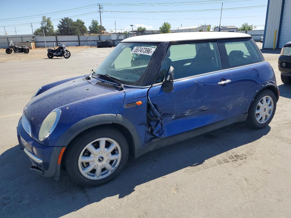2003 Mini Cooper მანქანა იყიდება აუქციონზე, vin: WMWRC334X3TE19538, აუქციონის ნომერი: 55747396