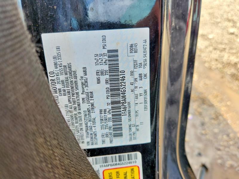 2016 Ford Mustang მანქანა იყიდება აუქციონზე, vin: 1FA6P8AM4G5224610, აუქციონის ნომერი: 57170746