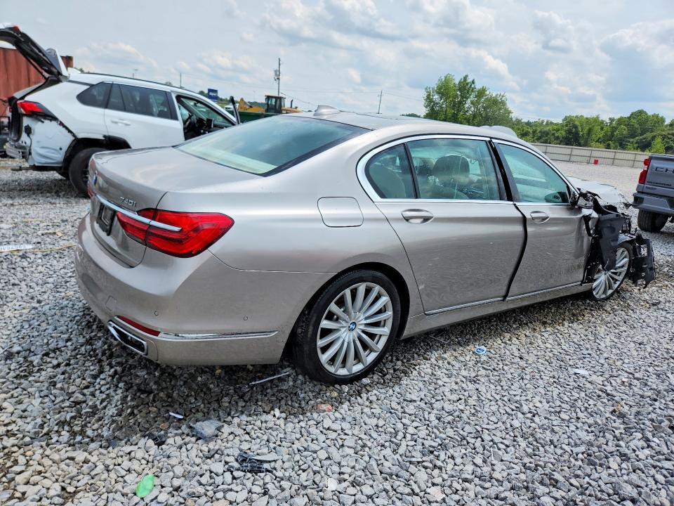 2016 Bmw 740 მანქანა იყიდება აუქციონზე, vin: WBA7E2C59GG547835, აუქციონის ნომერი: 58597536