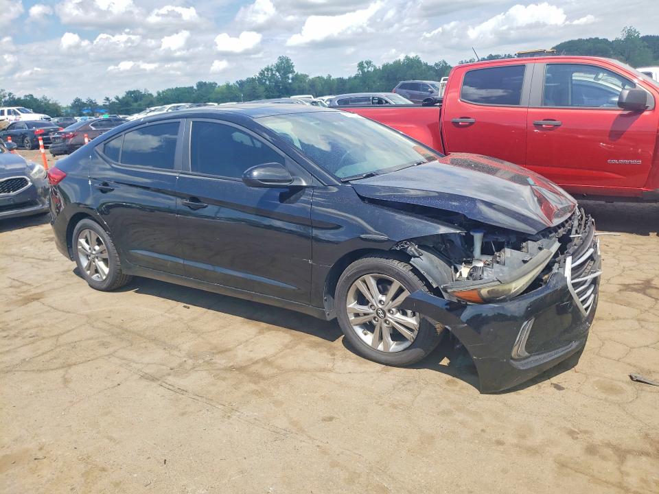 56852346 :رقم المزاد ، KMHD84LF9HU238916 vin ، 2017 Hyundai Elantra مزاد بيع