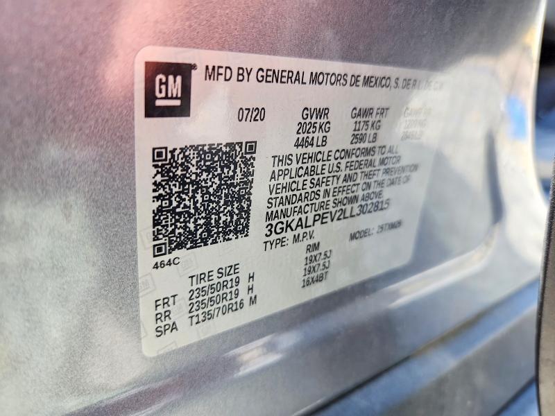 Продаж на аукціоні авто 2020 Gmc Terrain, vin: 3GKALPEV2LL302815, номер лоту: 56641876