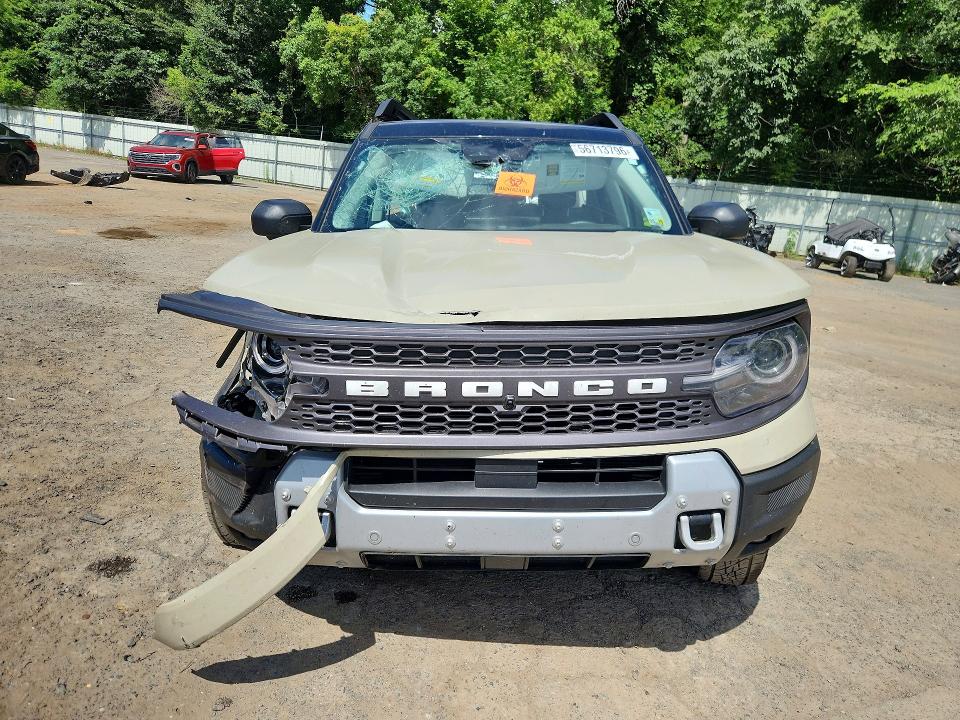 56713796 :رقم المزاد ، 3FMCR9DA5SRF02222 vin ، 2025 Ford Bronco Sport مزاد بيع