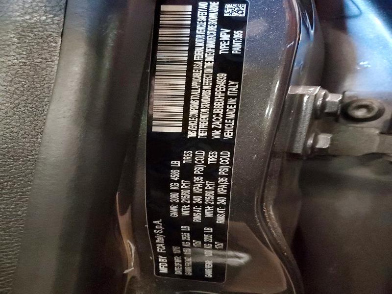 57133066 :رقم المزاد ، ZACCJBBBXHPE64939 vin ، 2017 Jeep Renegade مزاد بيع