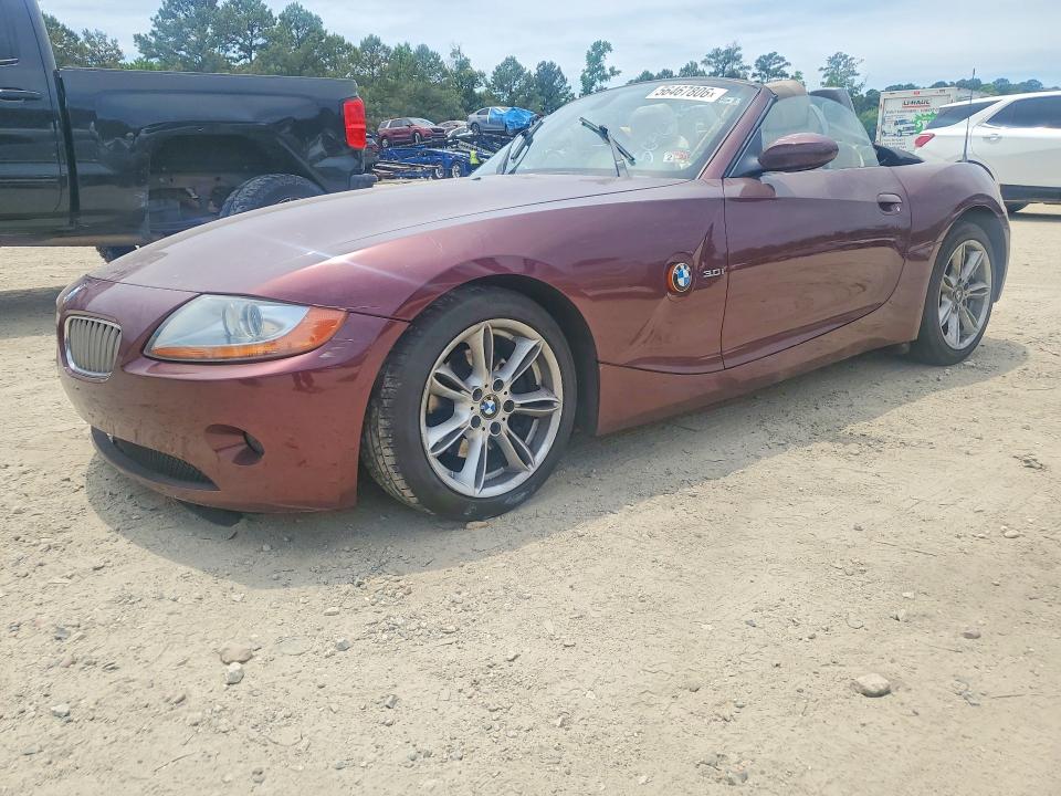 56467806 :رقم المزاد ، 4USBT53404LU06189 vin ، 2004 Bmw Z4 مزاد بيع