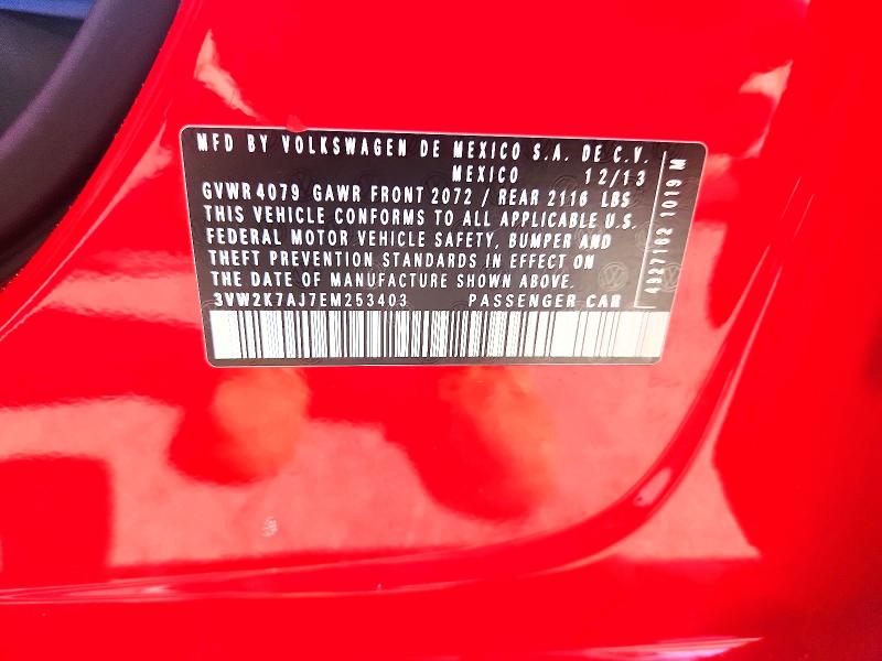 Aukcja sprzedaży 2014 Volkswagen Jetta, vin: 3VW2K7AJ7EM253403, numer aukcji: 57069146