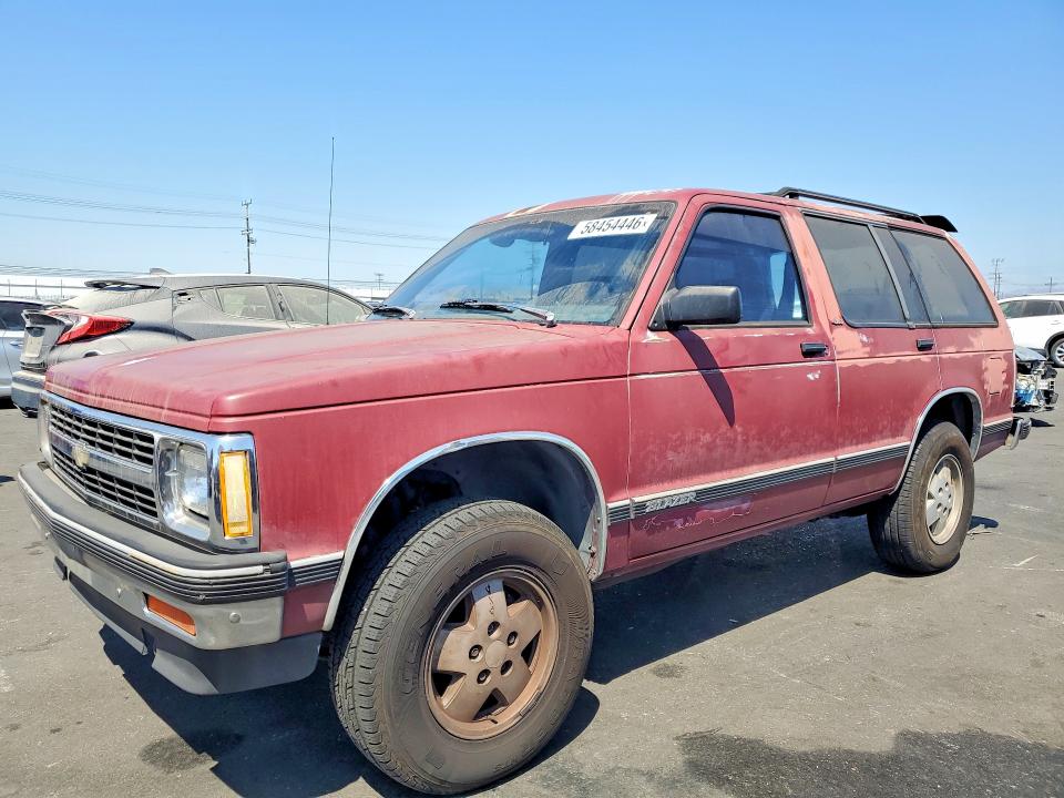 58454446 :رقم المزاد ، 1GNDT13Z3M2196073 vin ، 1991 Chevrolet Blazer مزاد بيع