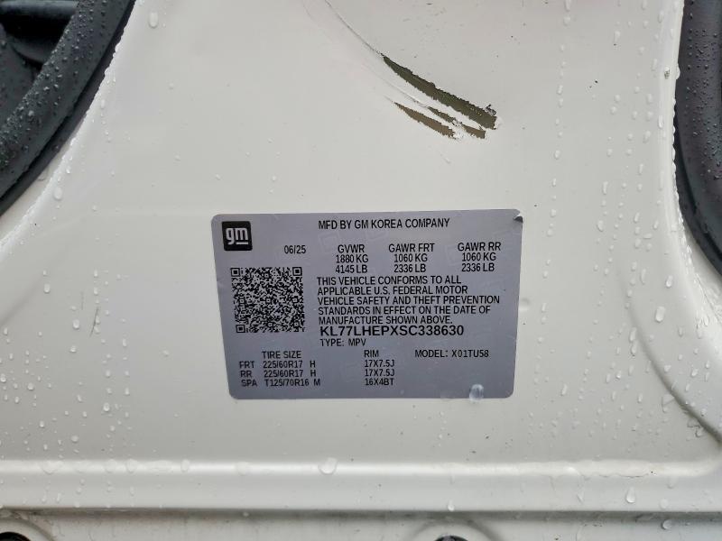 Продажа на аукционе авто 2025 Chevrolet Trax, vin: KL77LHEPXSC338630, номер лота: 56543826