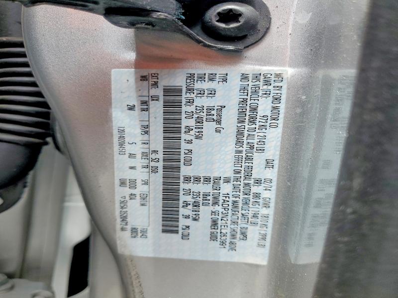 Продажа на аукционе авто 2014 Ford Focus, vin: 1FADP3N21EL263991, номер лота: 57014386