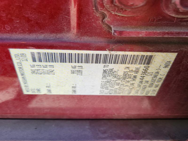 Aukcja sprzedaży 2010 Nissan Altima, vin: 1N4AL2AP1AN443660, numer aukcji: 56887816