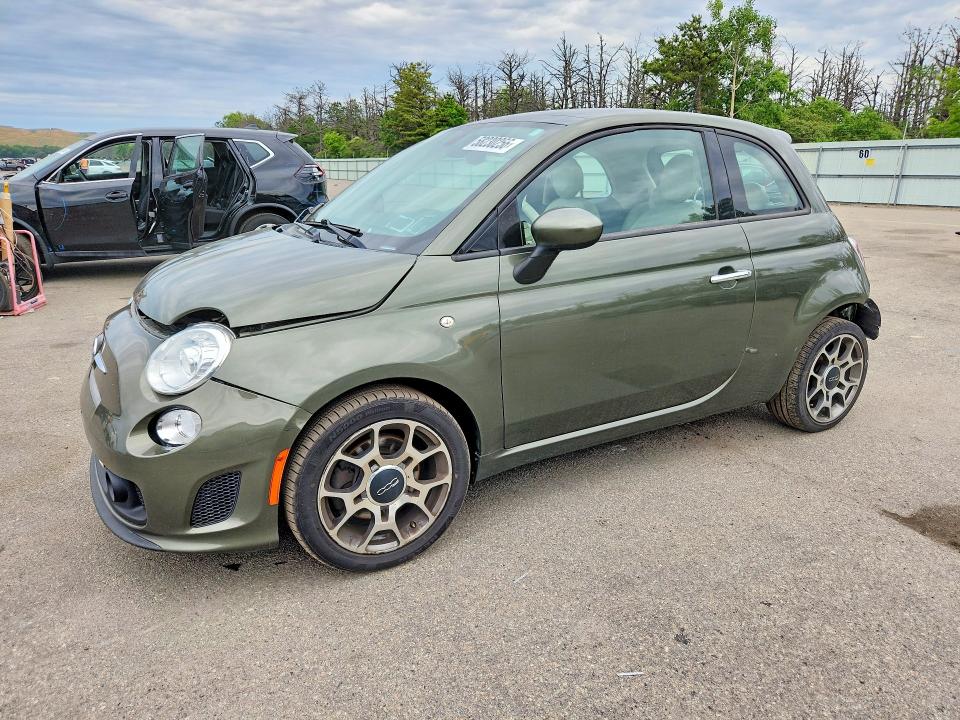 2018 Fiat 500 მანქანა იყიდება აუქციონზე, vin: 3C3CFFKH9JT377887, აუქციონის ნომერი: 58230256