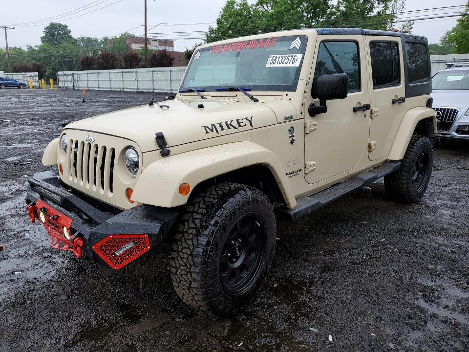 2011 Jeep Wrangler Unlimited მანქანა იყიდება აუქციონზე, vin: 1J4HA5H15BL627167, აუქციონის ნომერი: 58132576