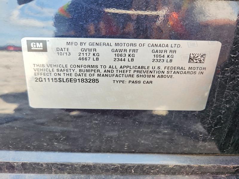 Продажа на аукционе авто 2014 Chevrolet Impala, vin: 2G1115SL6E9183285, номер лота: 85458095