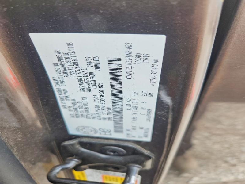 Aukcja sprzedaży 2016 Ford F150, vin: 1FTFW1EG0GFC61821, numer aukcji: 55375306