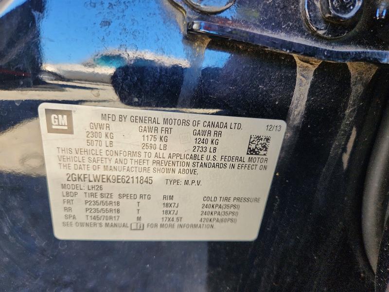 Aukcja sprzedaży 2014 Gmc Terrain, vin: 2GKFLWEK9E6211845, numer aukcji: 56286946
