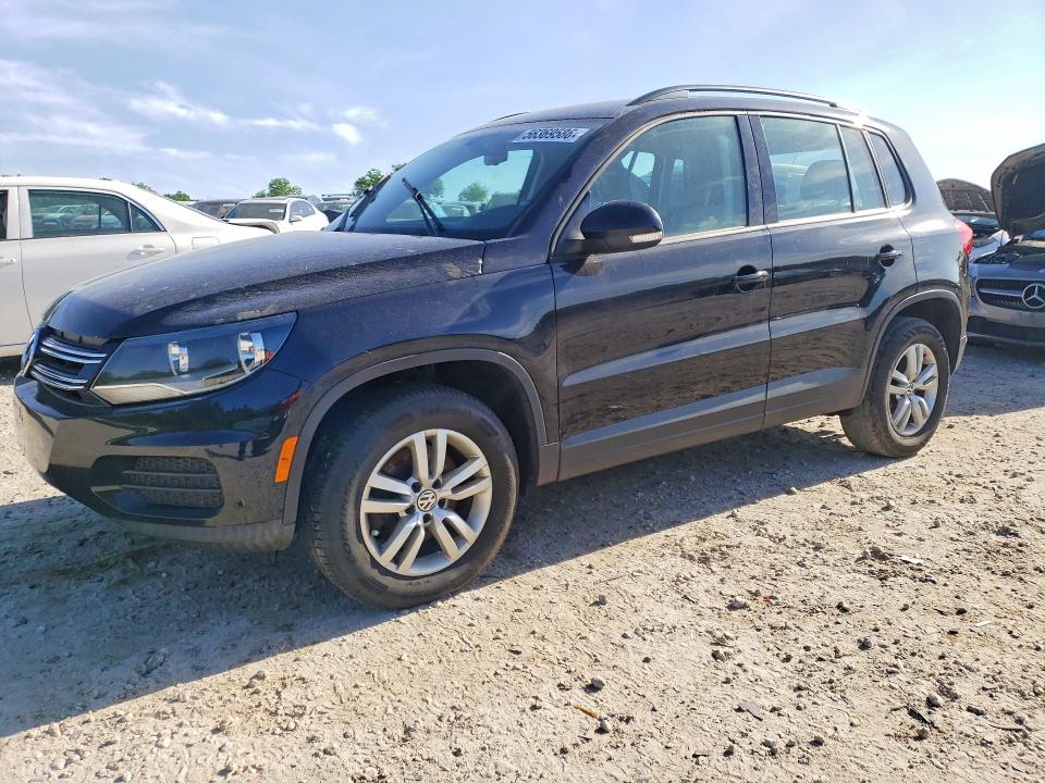 Auction sale of the 2016 Volkswagen Tiguan, vin: WVGBV7AX1GW594647, lot number: 56369586