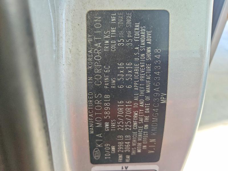 Продажа на аукционе авто 2010 Kia Sedona, vin: KNDMG4C39A6343348, номер лота: 56024816