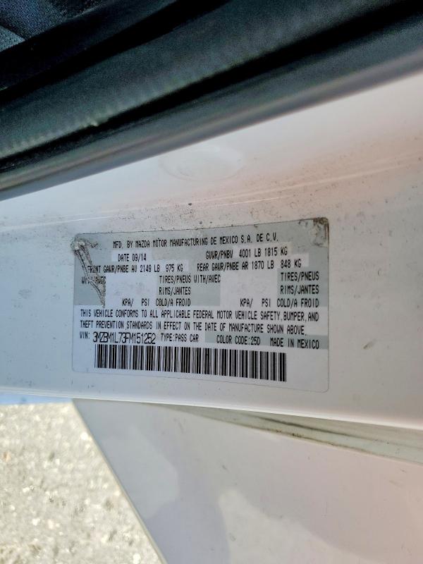 Aukcja sprzedaży 2015 Mazda 3, vin: 3MZBM1L73FM151252, numer aukcji: 58330336