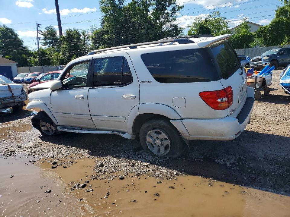 2002 Toyota Sequoia მანქანა იყიდება აუქციონზე, vin: 5TDBT48A52S130473, აუქციონის ნომერი: 58180346