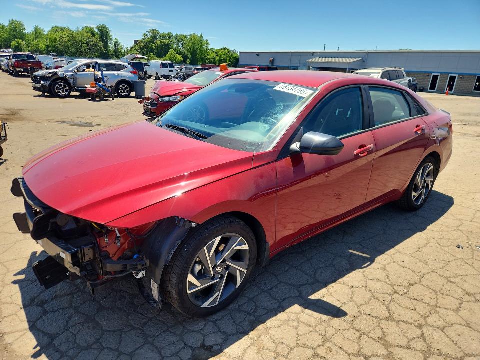 55734766 :رقم المزاد ، KMHLM4DJ4SU145092 vin ، 2025 Hyundai Elantra Hybrid مزاد بيع