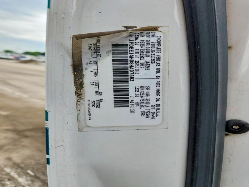 58007716 :رقم المزاد ، 1FDEE14H0SHA07883 vin ، 1995 Ford E150 مزاد بيع