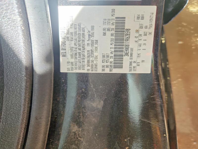 Продажа на аукционе авто 2009 Mercury Milan, vin: 3MEHM08119R628598, номер лота: 56579946