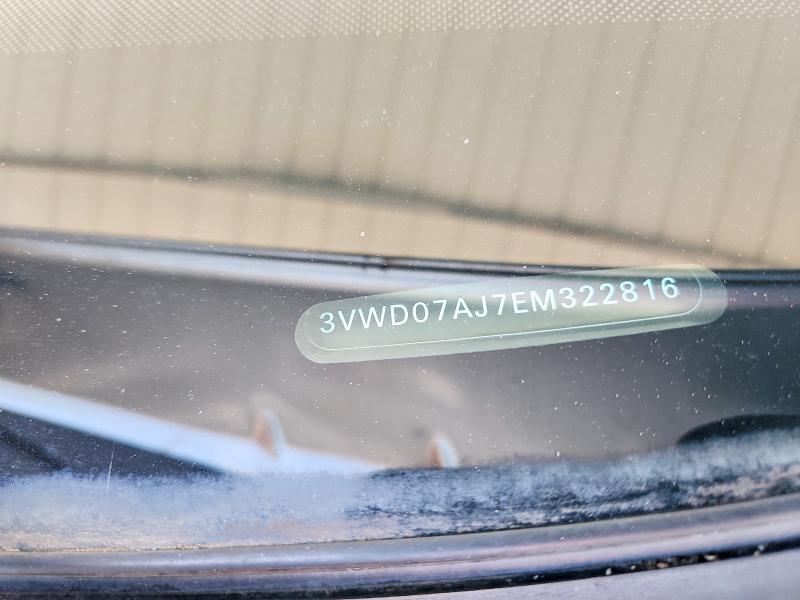 Aukcja sprzedaży 2014 Volkswagen Jetta, vin: 3VWD07AJ7EM322816, numer aukcji: 57587846