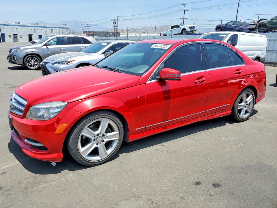 56436336 :رقم المزاد ، WDDGF5EB8BR152214 vin ، 2011 Mercedes-benz C مزاد بيع