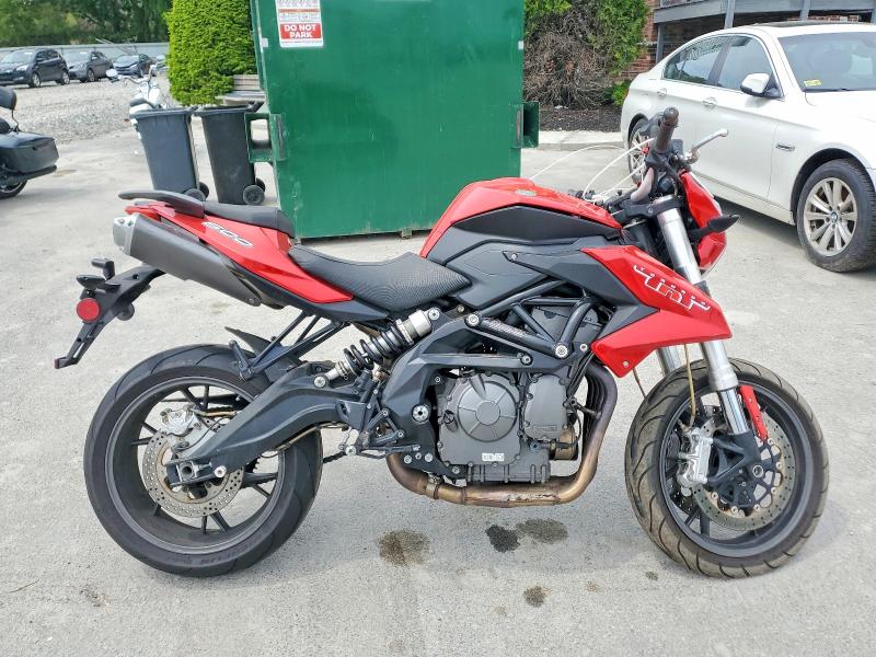 55854256 :رقم المزاد ، LBBPHJ013HB000901 vin ، 2017 Benelli Tnt600 مزاد بيع