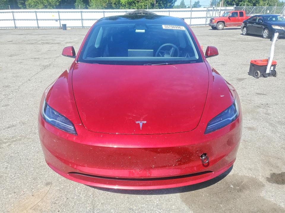 55798996 :رقم المزاد ، 5YJ3E1EA3RF786042 vin ، 2024 Tesla Model 3 مزاد بيع