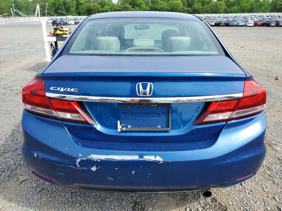 56220106 :رقم المزاد ، 19XFB2F52DE288328 vin ، 2013 Honda Civic مزاد بيع