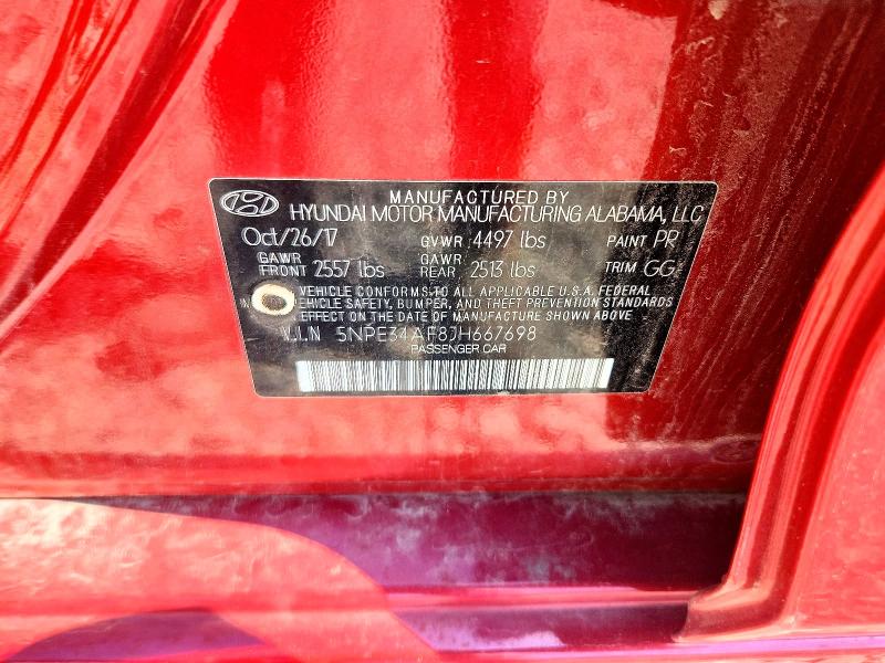 Aukcja sprzedaży 2018 Hyundai Sonata, vin: 5NPE34AF8JH667698, numer aukcji: 57561696