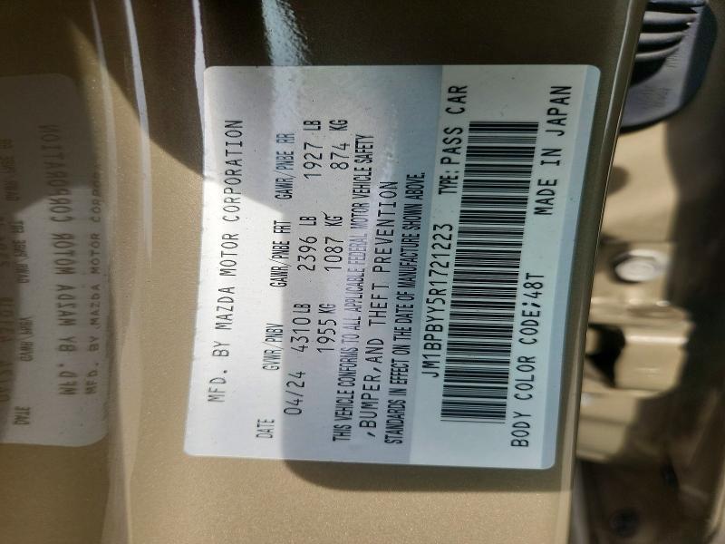 Продажа на аукционе авто 2024 Mazda 3, vin: JM1BPBYY5R1721223, номер лота: 56453216