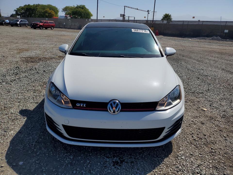 56817716 :رقم المزاد ، 3VW4T7AU3GM023361 vin ، 2016 Volkswagen Gti مزاد بيع