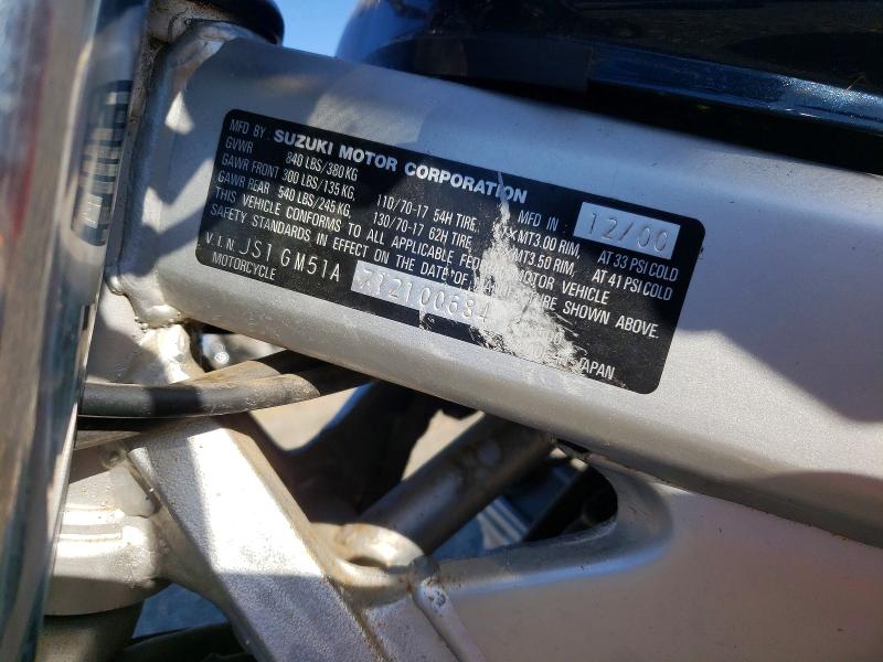 Продажа на аукционе авто 2001 Suzuki Gs500, vin: JS1GM51A712100684, номер лота: 56631356