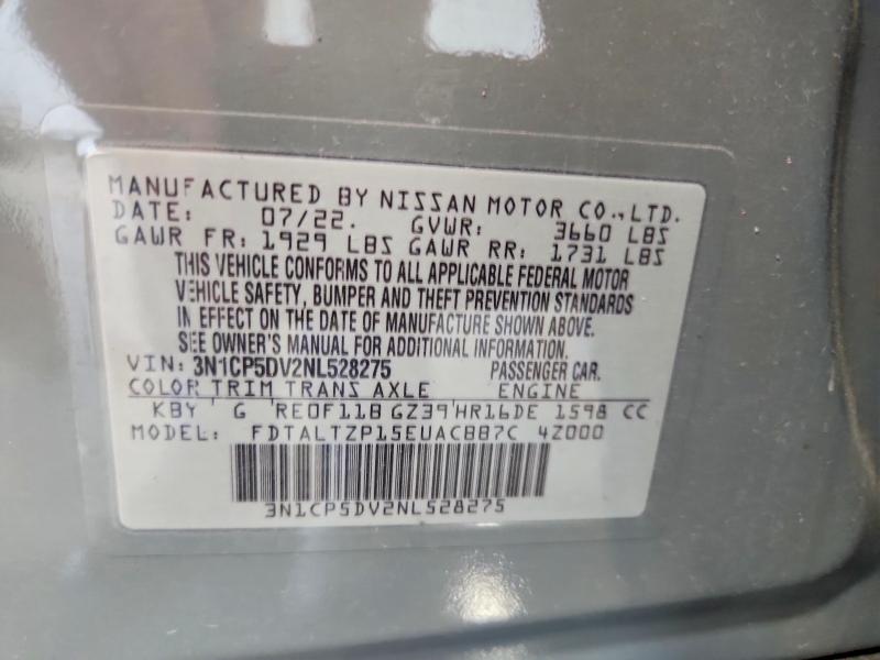 Aukcja sprzedaży 2022 Nissan Kicks, vin: 3N1CP5DV2NL528275, numer aukcji: 55368306