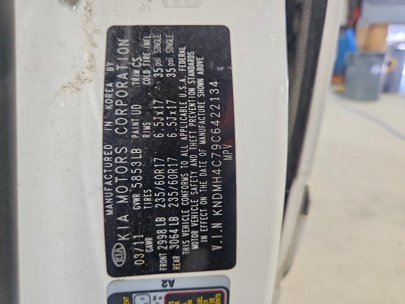 Продаж на аукціоні авто 2012 Kia Sedona, vin: KNDMH4C79C6422134, номер лоту: 57886646