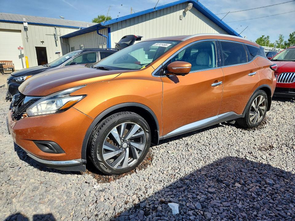 Auction sale of the 2015 Nissan Murano, vin: 5N1AZ2MHXFN235664, lot number: 55741466