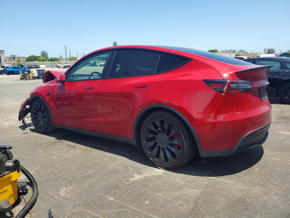 Продажа на аукционе авто 2021 Tesla Model Y, vin: 5YJYGDEF5MF196995, номер лота: 57742496
