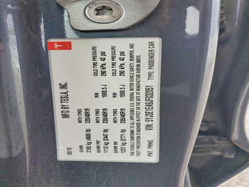 Продажа на аукционе авто 2018 Tesla Model 3, vin: 5YJ3E1EA9JF032051, номер лота: 55448486