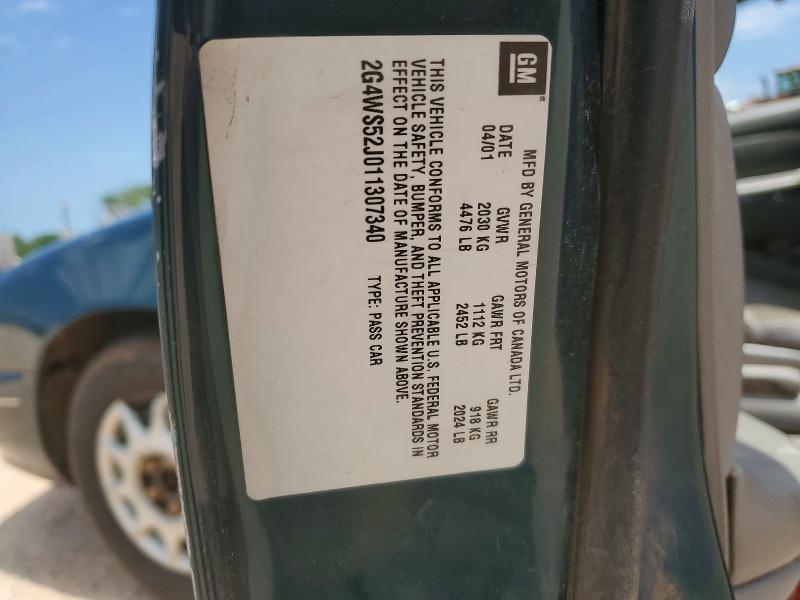 Продажа на аукционе авто 2001 Buick Century, vin: 2G4WS52J011307340, номер лота: 56958126