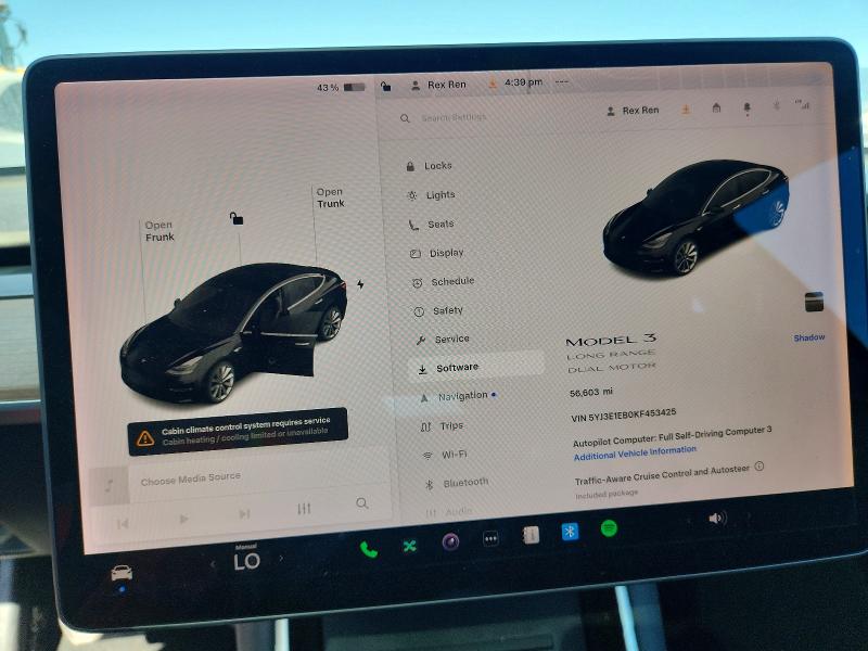 Aukcja sprzedaży 2019 Tesla Model 3, vin: 5YJ3E1EB0KF453425, numer aukcji: 46442456