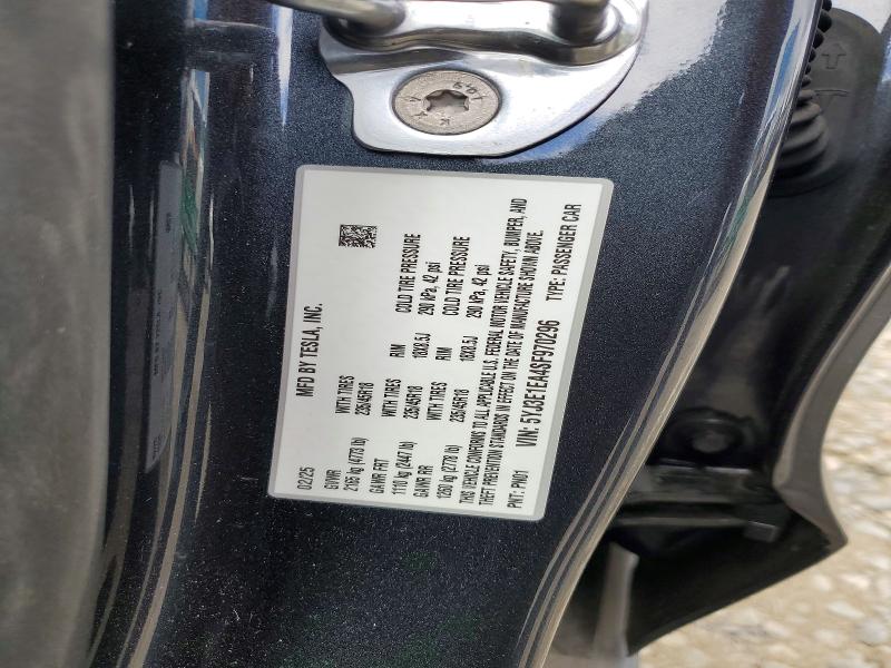 Aukcja sprzedaży 2025 Tesla Model 3, vin: 5YJ3E1EA4SF970296, numer aukcji: 55638066