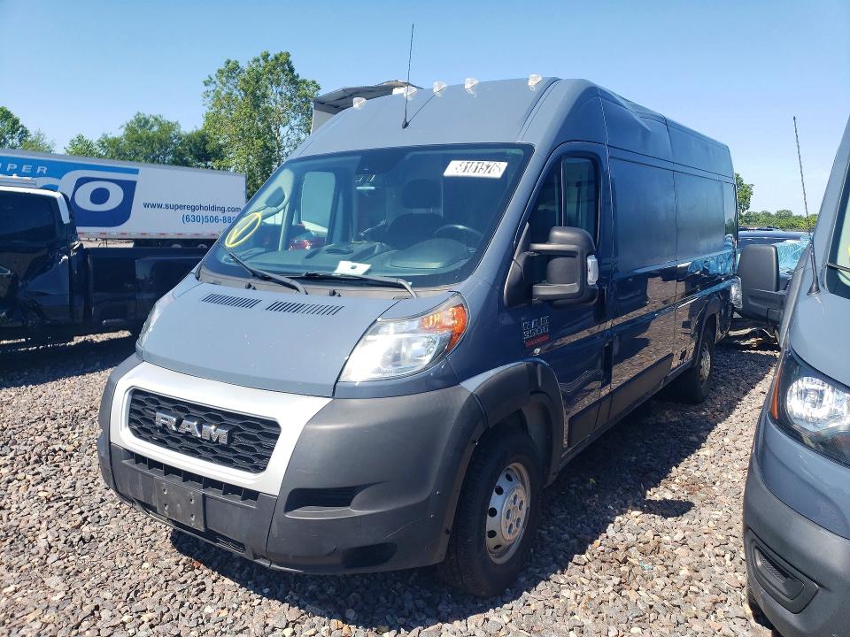 2021 Ram Promaster 3500 მანქანა იყიდება აუქციონზე, vin: 3C6MRVJG3ME541225, აუქციონის ნომერი: 58181576
