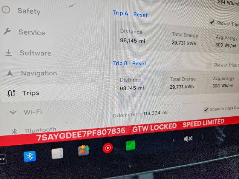 Продажа на аукционе авто 2023 Tesla Model Y, vin: 7SAYGDEE7PF807835, номер лота: 57662446
