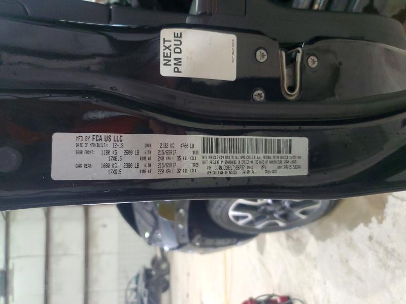Продаж на аукціоні авто 2020 Jeep Compass, vin: 3C4NJDDB3LT159737, номер лоту: 57233376