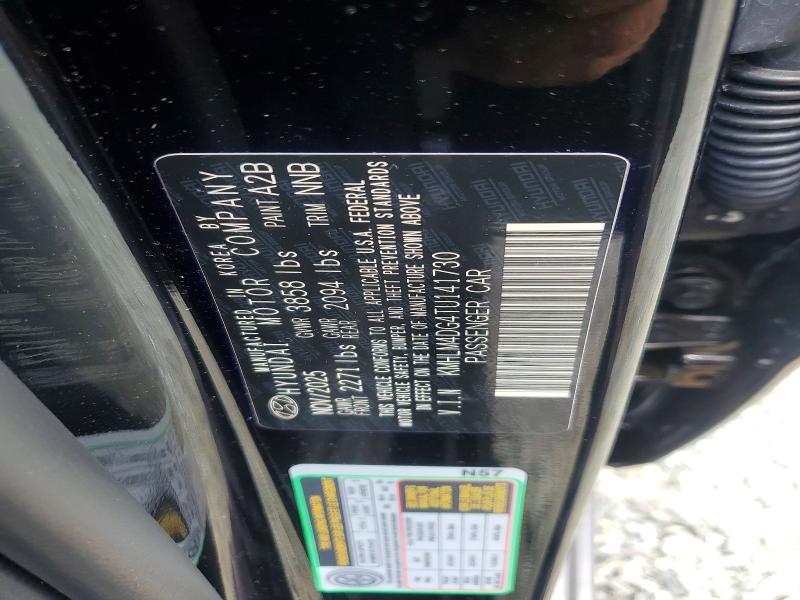 2026 Hyundai Elantra მანქანა იყიდება აუქციონზე, vin: KMHLM4DG4TU141730, აუქციონის ნომერი: 56642096