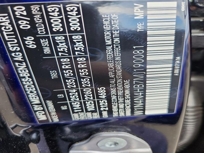 Продаж на аукціоні авто 2021 Mercedes-benz Gla, vin: W1N4N4HB7MJ190081, номер лоту: 57330906