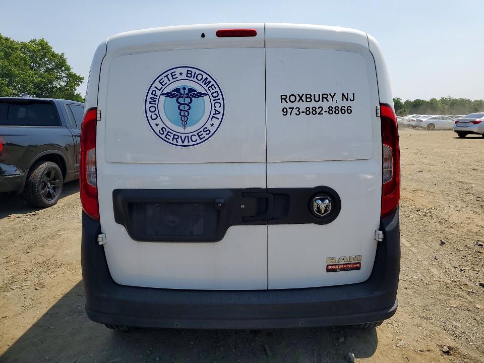 76296755 :رقم المزاد ، ZFBERFAB2J6H97628 vin ، 2018 Ram Promaster City مزاد بيع