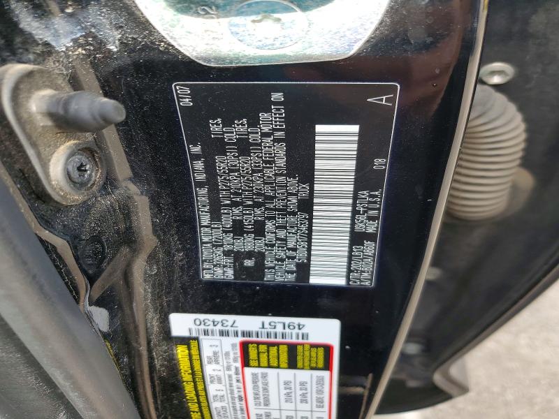 Auction sale of the 2007 Toyota Tundra, vin: 5TBDV58177S463797, lot number: 53811796
