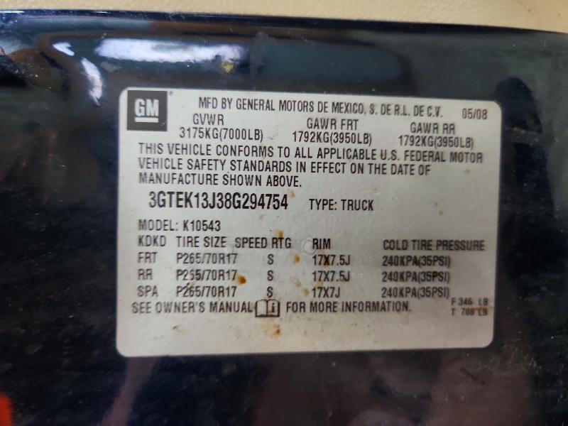 Продажа на аукционе авто 2008 Gmc Sierra, vin: 3GTEK13J38G294754, номер лота: 55718226
